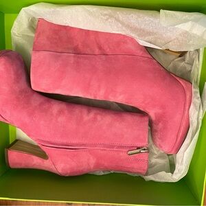 Sam Edelman Pink Heeled Boots